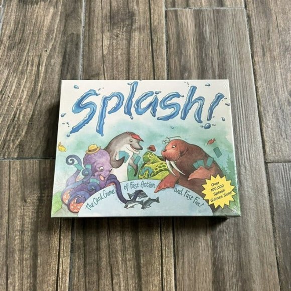 Splash! The Card Game of Fast Action and Fast Fun Ages 5+ - - Picture 1 of 2